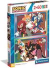 cumpără Puzzle Clementoni Puzzle 2x60 Sonic (24821) în Chișinău 