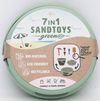 купить Игрушка для песочницы CompacToys 99700401 ECO Beach bucket with sandbox toys, green в Кишинёве 