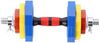 купить Гантель HMS 7441 Set gantere si bare 2x10kg SKC20 (17-59-116) в Кишинёве 