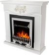 купить Камин электрический ArtFlame Auren & Galileo Silver, 950x930x270mm, Alb в Кишинёве 