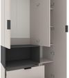 cumpără Dulap Nex Home A002L cu usi batante, 1000x420x2300mm, Anthracite/Cashmere în Chișinău 