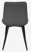 купить Комплект стол и стулья Evelin di Costacurta стол DT-402-6B + 4 стула YTC-055B, BLU-14 Dark grey в Кишинёве 
