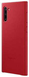 cumpără Husă pentru smartphone Samsung EF-VN970 Leather Cover Red în Chișinău 