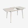 купить Комплект стол и стулья Evelin di Costacurta стол DT-531R Wh + 4 стула YTC-064Wh Bjorn-24 (Light beige) в Кишинёве 