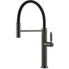 cumpără Bateria bucătărie Gessi 60634-707 Venti20 Black Metal Brushed PVD în Chișinău 