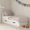 cumpără Pat pentru copii MebelStar 900 LILU 90x200 (cu sertare) White (MBS-1303) în Chișinău 