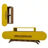 купить Тумба напольная для TV Trendy Trandafir S, Nuc, Galben 145x49x36cm в Кишинёве 