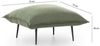 купить Пуф Trendy Tuffet Aspen Tuffet-Verde GR106 (GTR002896) в Кишинёве 