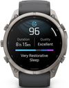 cumpără Ceas inteligent Garmin Fenix 9 Pro, 51mm, Ti w/Gpt/Blk bnd (010-04337-26) în Chișinău 