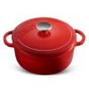 купить Кастрюля Voeux Kitchenware ST-98 Castron din fontă 24cm, L’Amour в Кишинёве 