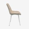 купить Комплект стол и стулья Evelin di Costacurta стол DT-531R Wh + 4 стула YTC-055Wh UF885-03 (Light beige) в Кишинёве 