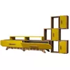 cumpără Comodă TV Trendy Flora S, Nuc, Galben 205x50x36cm în Chișinău 