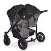 купить Детская коляска Riko Carucior pentru gemeni 2in1 Basic Saxo 04 Onyx в Кишинёве 