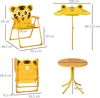 cumpără Set de mobilier pentru copii Holland 44563 Set de mobilier pentru copii Buburuza, 4 unitati: 1 masa, 1 umbrela, 2 scaune, rosu în Chișinău 
