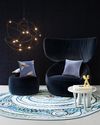 cumpără Lenjerie de pat Moooi 243591 Embr. Flying Coral Fish cush 45x45 Blue în Chișinău 