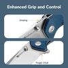 купить Нож походный Sencut S24025-3 Skarnax, mâner Micarta albastru, Liner Lock в Кишинёве 