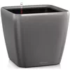 купить Цветочный горшок Lechuza Quadro Premium 43 LS, Charcoal в Кишинёве 