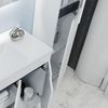 cumpără Dulap penal Bayro Positano 350x1900 универсальный, белый мат în Chișinău 