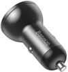 cumpără Încărcător pentru automobil Baseus CCBX-0G USB Car Charger - Digital Display, 2xUSB (U + U), 24W, 5V/4.8A, Display, Gray în Chișinău 