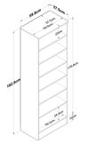 cumpără Dulap Trendy P6-M13-2241, 59x182x37cm în Chișinău 