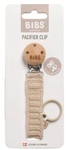 купить Пустышка BIBS 9440245 Lantisor clip tricotat pentru suzeta Vanilla в Кишинёве 