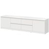 купить Тумба напольная для TV MebelStar NEO 4S2D 200x43x53 White (MBS-1260) в Кишинёве 
