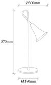 купить Настольная лампа Trendy Sarmal-3071, 30x57x18cm в Кишинёве 