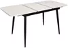купить Комплект стол и стулья Evelin di Costacurta cтол DT-531R B + 4 стула YTC-080B Bluvel-14 (Dark grey) в Кишинёве 