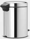 купить Урна для мусора Brabantia 11 26 21 NewIcon 5L, Brilliant Steel в Кишинёве 