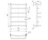 Полотенцесушитель Люкс  600х430/400 