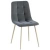 cumpără Scaun Interdepo TED Grey, Dark Grey Velvet 20A17GRY-35 în Chișinău 
