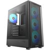 купить Корпус для ПК Deepcool CC550 4F Black в Кишинёве 