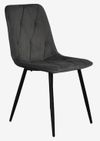 купить Комплект стол и стулья Evelin di Costacurta стол DT 404-6B + 3 стула YTC-080B Dark grey в Кишинёве 