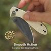 купить Нож походный Civivi C24031-DS1 Faeger, G10 ivoire, Button Lock в Кишинёве 