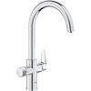 купить Смеситель для умывальника Grohe Blue Pure Baucurve chiuveta plus cu filtru de apa 30555000 в Кишинёве 