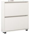 купить Полка для обуви Mobildor-Lux Leo Slim 50x16x86H cm White в Кишинёве 