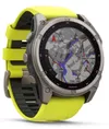 cumpără Ceas inteligent Garmin Fenix 8 – 51 mm, Solar, Sapphire, Titanium with Amp yellow (010-02907-21) în Chișinău 