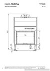 Каминная топка HOXTER HAKA 78/57hа
