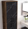 cumpără Dulap penal Trendy Berlin A-Nuc, Marmura Neagra 60x200x35cm, multifunctionala (GTR006637) în Chișinău 