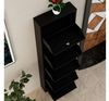купить Полка для обуви Trendy Locking 5 Piece Metal-Black, 50x169x15cm в Кишинёве 