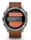 купить Смарт часы Garmin Fenix 8 – 51 mm, Sapphire, Titanium, Black with Chestnut Leather Band (010-02905-40) в Кишинёве 