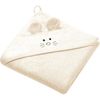 купить Аксессуар для купания BabyOno 1553/07 Prosop din bambus de baie cu gluga crema 100x100 в Кишинёве 