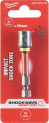 купить Набор головок, бит, насадок Milwaukee 4932492439 Capat magnetic Shockwave gen2, SHW HEX8x65mm в Кишинёве 