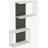 купить Полка декоративная Trendy Destan-Alb 65x96x19cm (GTR005420) в Кишинёве 