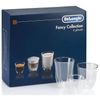 купить Стакан DeLonghi DLSC302 SET 6 Glasses Mix 60ml/190ml/220ml в Кишинёве 