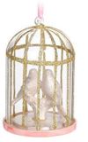 купить Новогодний декор Promstore 12839 Украшение елочное Птичка в клетке 9x6cm в Кишинёве 
