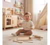 купить Игрушечная кухня и посуда Baby Mix 59281 Деревянный кухонный набор для детей в Кишинёве 