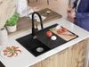 купить Мойка кухонная Primagran Oslo 80 Duo Top Black metallic + accesorii 530x780 MOVKM в Кишинёве 