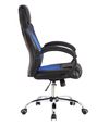 Игровое кресло CX 6207 черно-синее