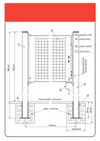 Stilpuri volei din aluminiu cu pahare 855-100 (8691) 